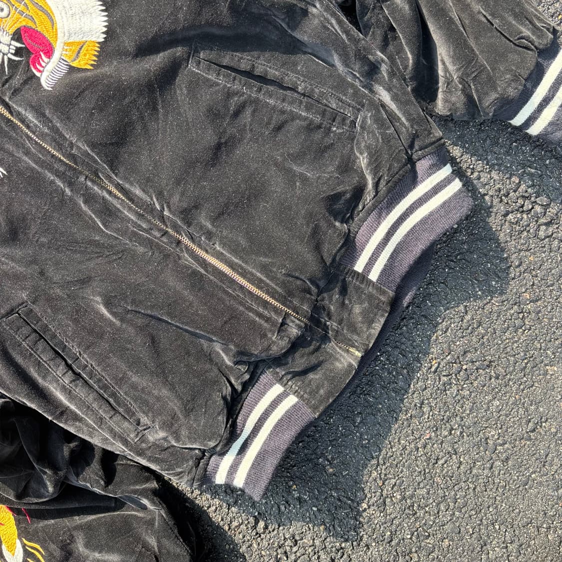 슛원 벨벳 스카잔 자켓 상품이미지5