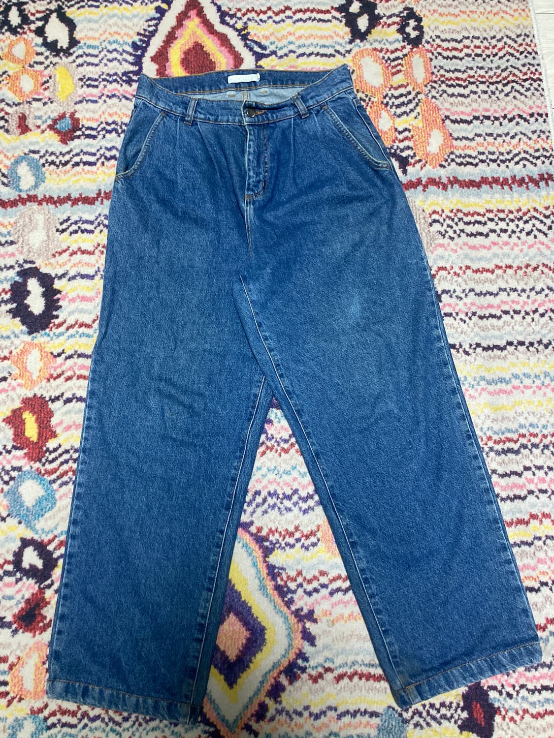 mfpen 중청 투턱 데님 진 상품이미지1