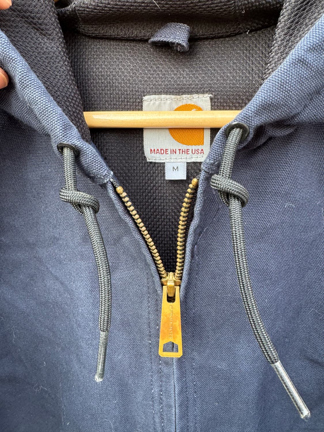 칼하트 빈티지 j131 dny 네이비 덕 액티브 후드 워크 자켓 m 상품이미지7