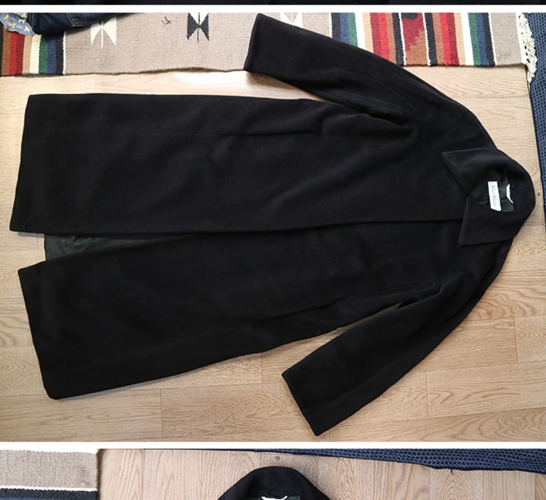 이태리 메이드 max mara 막스마라 울 90% 캐시미어 10% 롱코트 상품이미지2