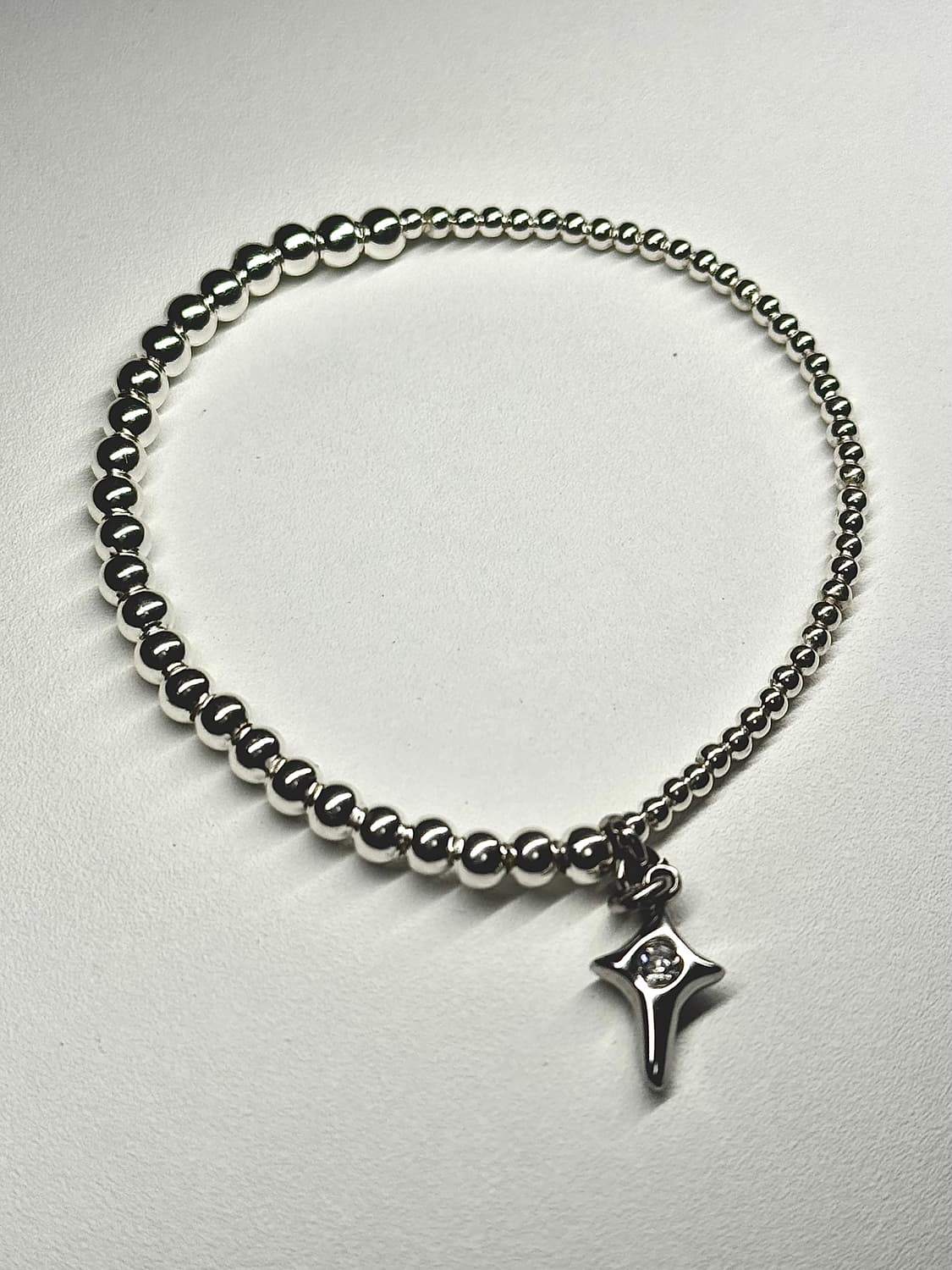 (핸드메이드) 십지가 실버 은팔찌 상품이미지2