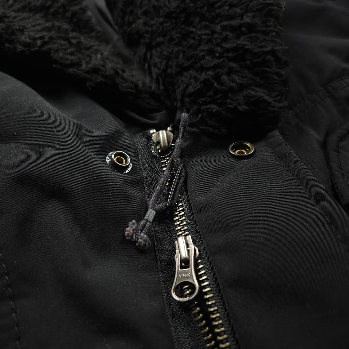 디젤 Y2K 올드스쿨 쉐르파 필드 점퍼 자켓 (XL) 상품이미지7