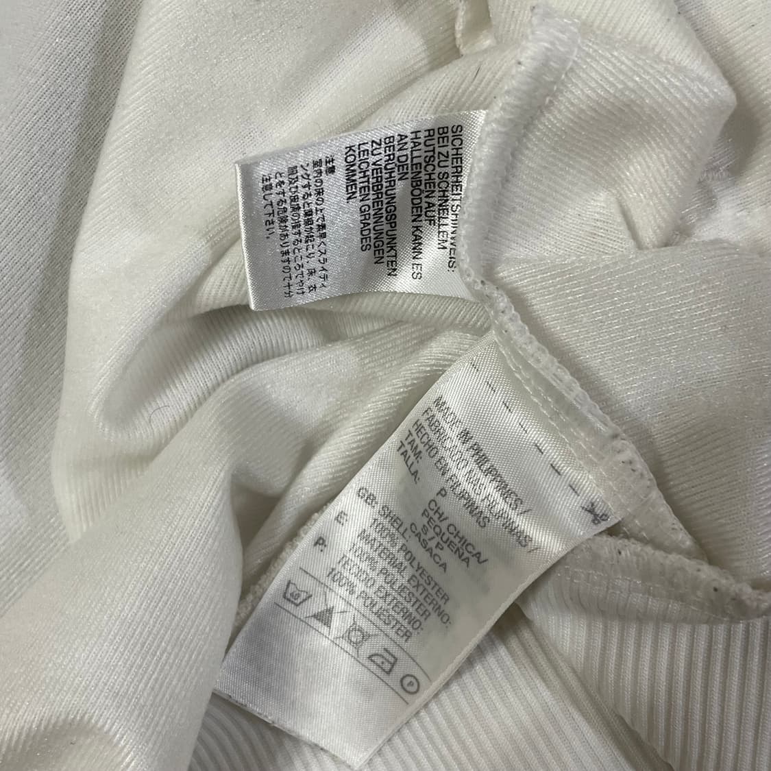 아디다스 화이트 남여공용 트랙탑 상품이미지6