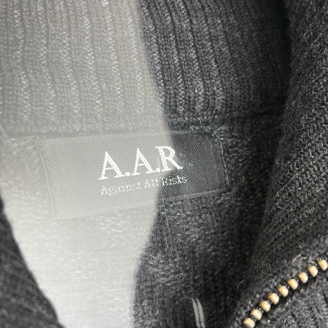 요지야마모토 a.a.r 니트 집업 가디건 자켓 상품이미지4