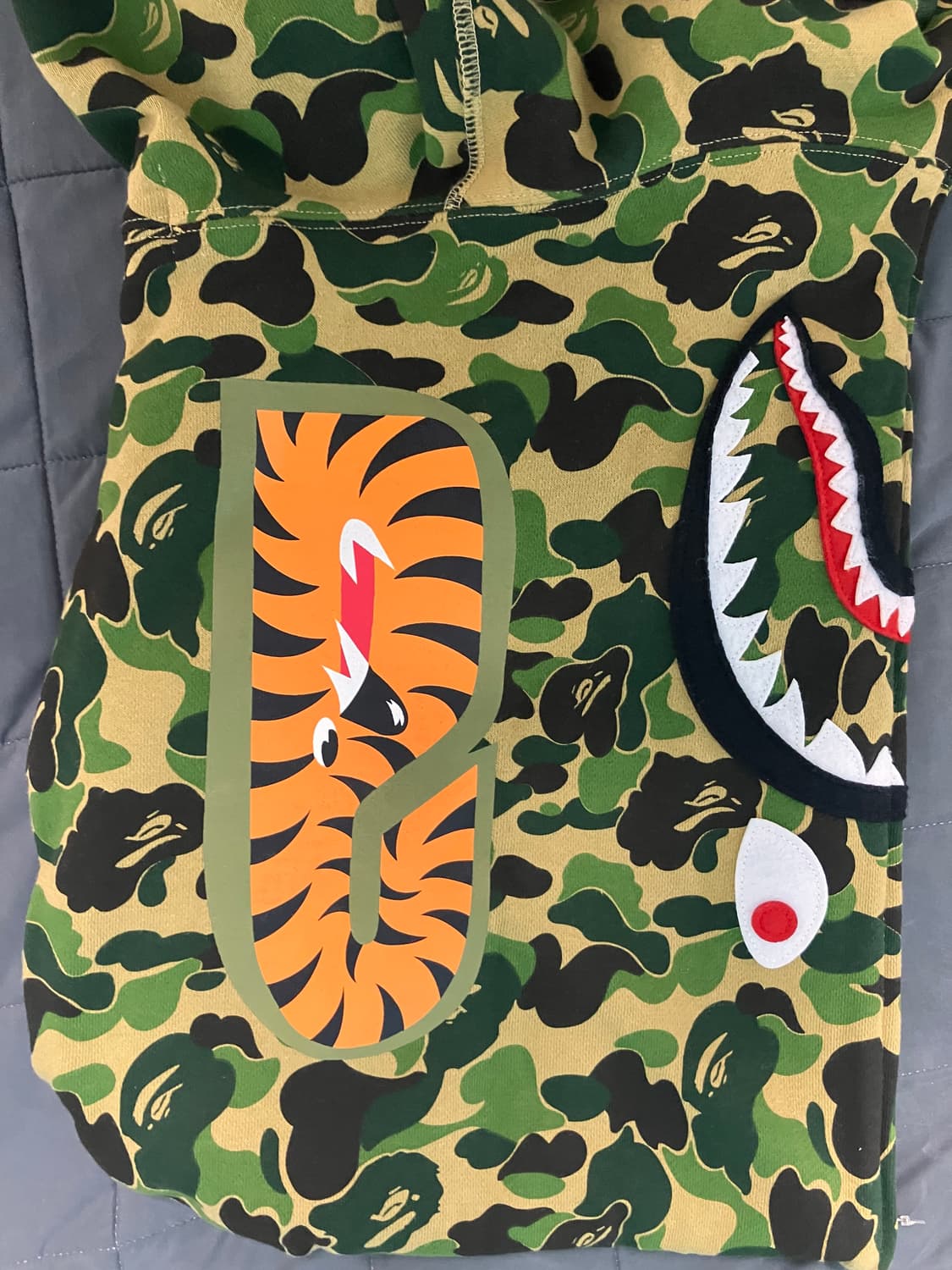 베이프 카모 후드집업 2xl 상품이미지7