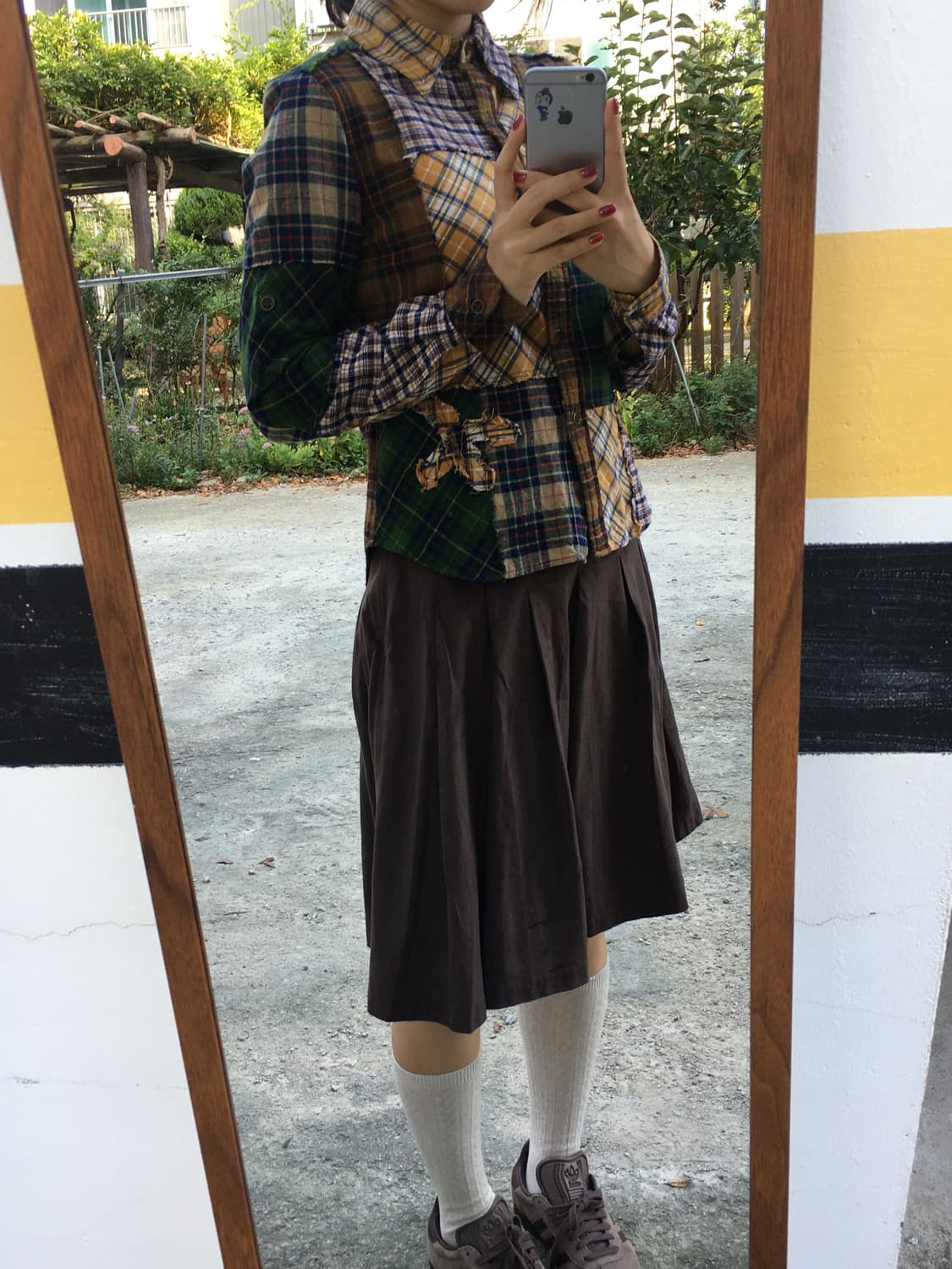어텀 플라워 패치 셔츠 상품이미지3