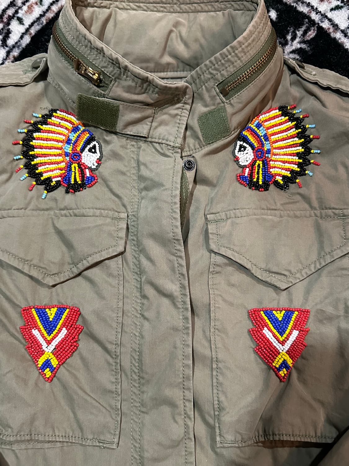 데님 앤 서플라이 랄프로렌 야상 인디언 패치 자켓 상품이미지3