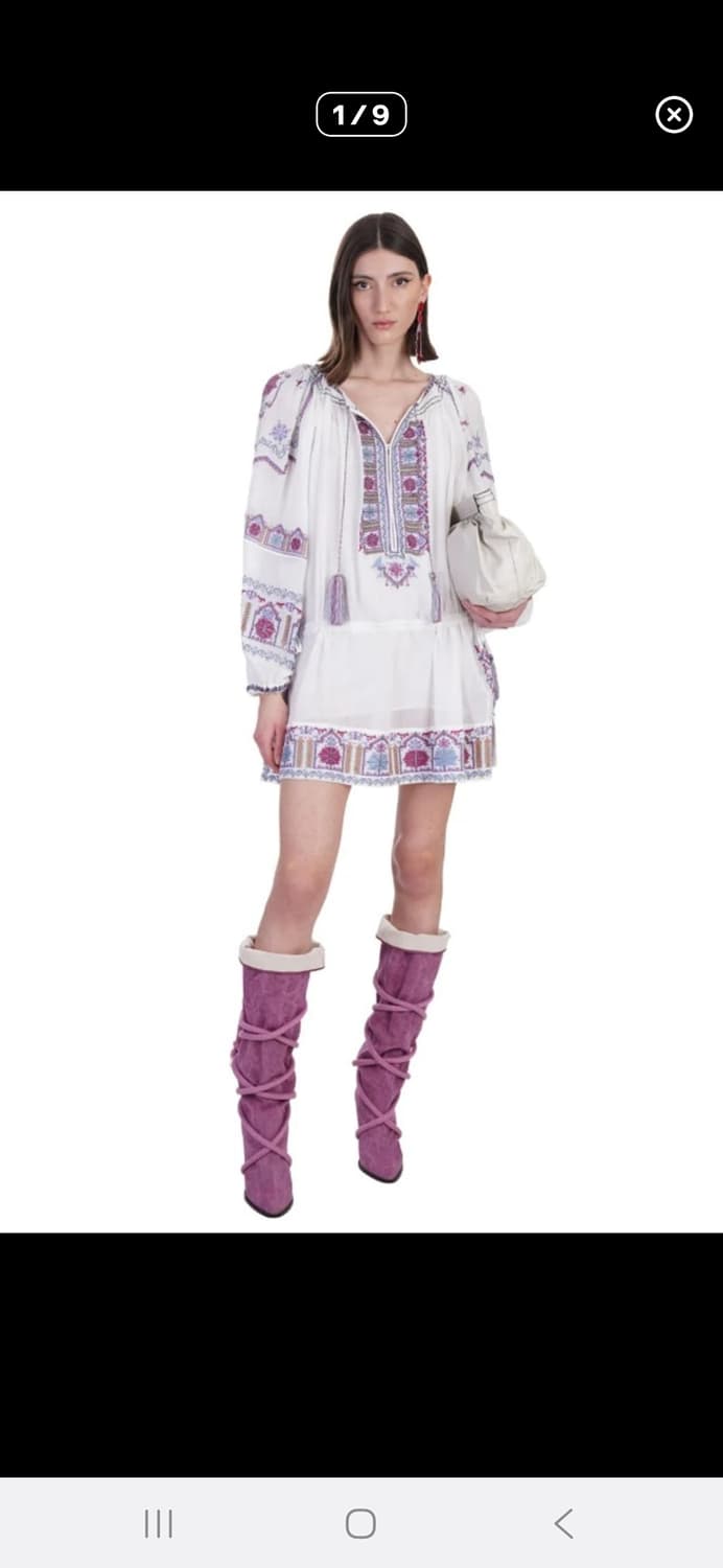 이자벨마랑 자수 원피스 상품이미지2