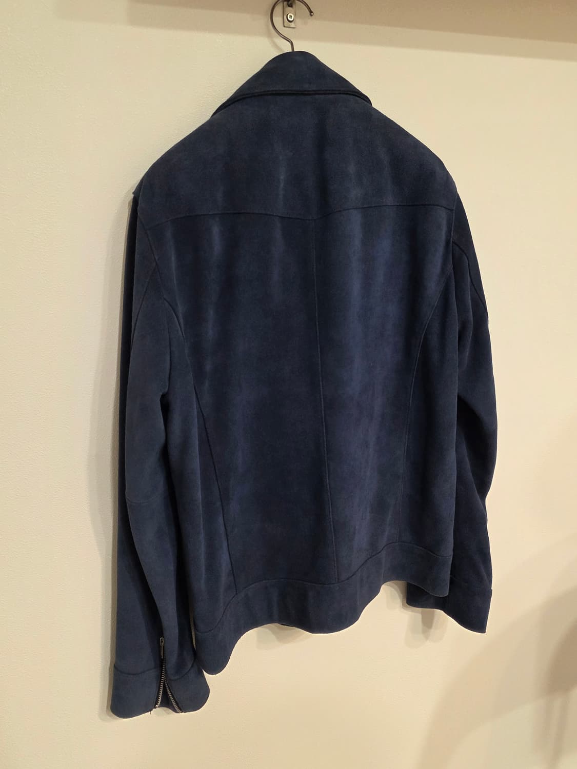 도프제이슨 스웨이드 가죽자켓 블루 (L) 상품이미지3