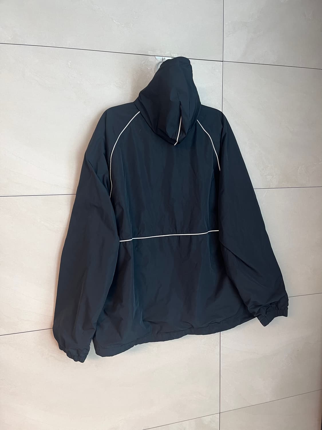 나이키 에어 풀 집 후드 우븐 바람막이 블랙 [L/100] 상품이미지3