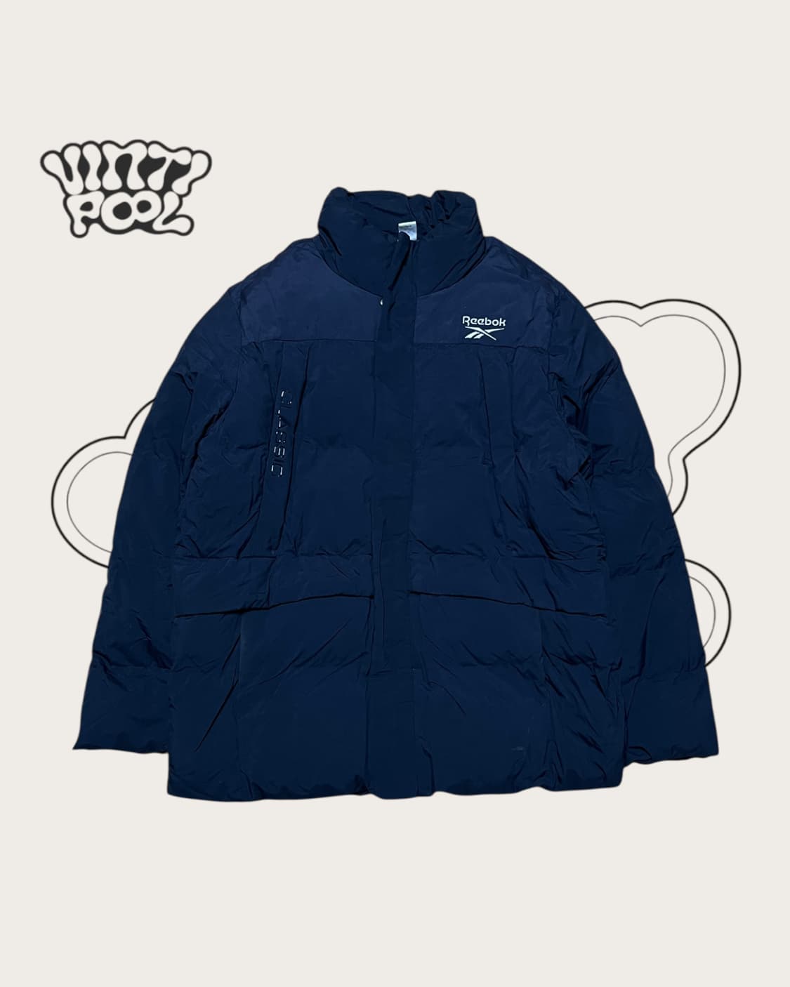 리복 클래식 패딩 XL 네이비 상품이미지1