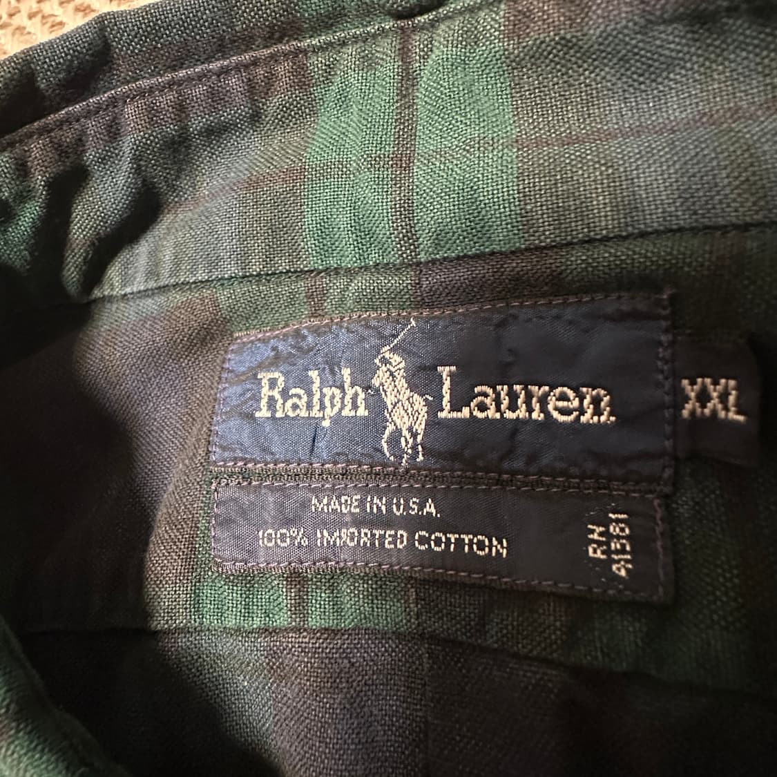 POLO RALPH LAUREN usa made tartan shirt 상품이미지4