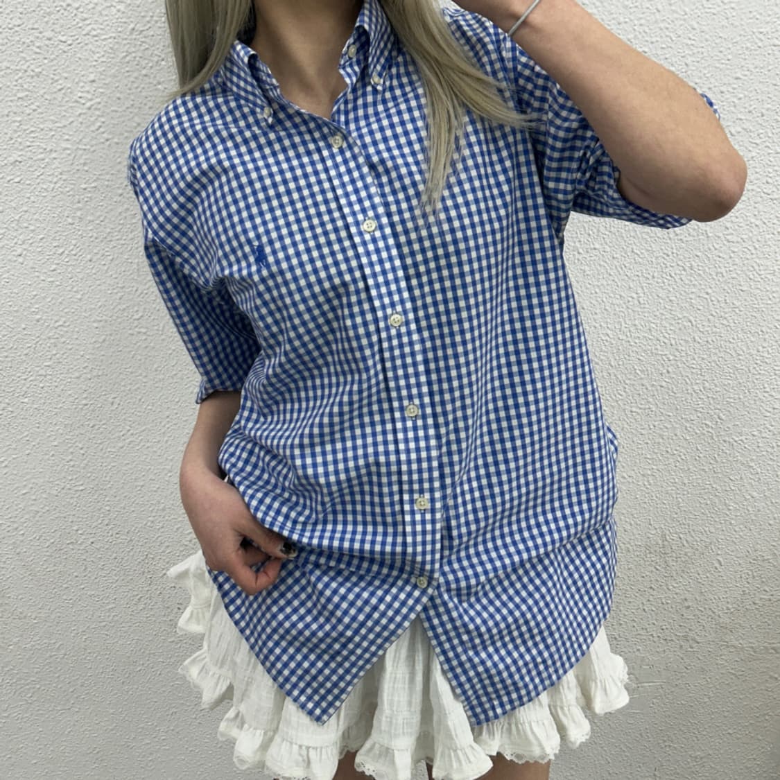 폴로 랄프로렌 블루포니 고방체크 반팔 셔츠 15 상품이미지1