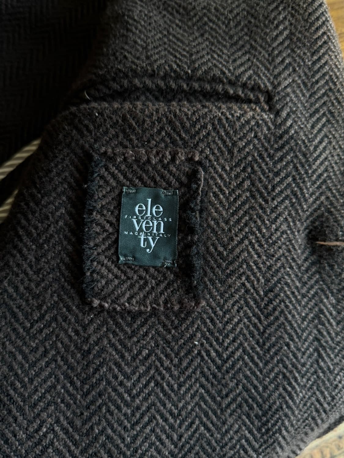 일레븐티 헤링본 체스터필드 코트 95 상품이미지6