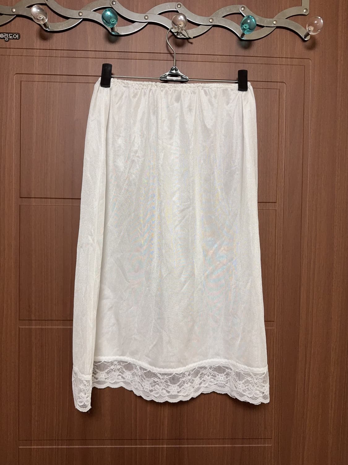 모리걸 하구미 아오이유우 빈티지 화이트 레이스 펀칭 롱 스커트 블라우스 상품이미지10