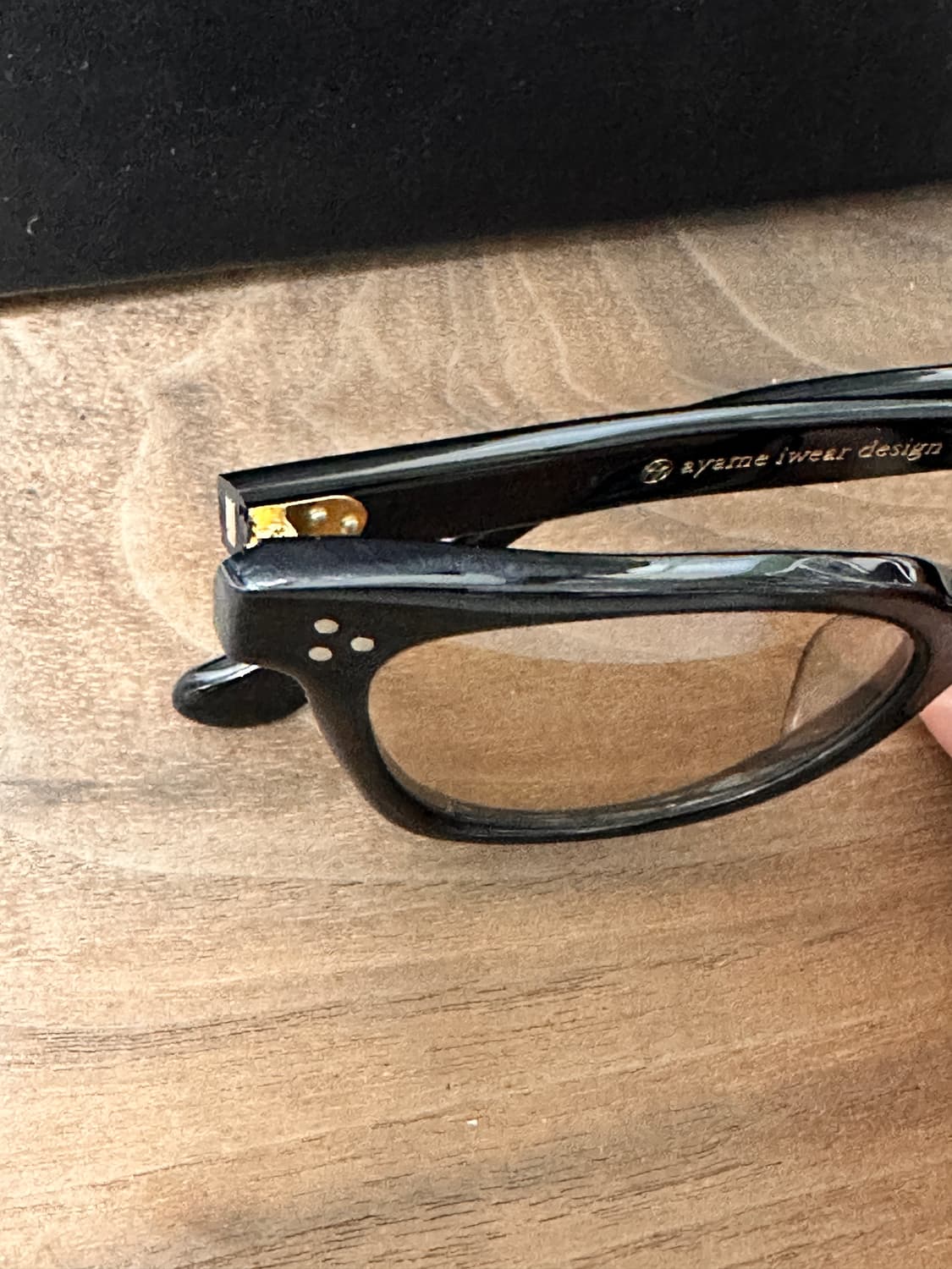 아야메 Newold II 뉴올드블랙 뿔테 안경 상품이미지2