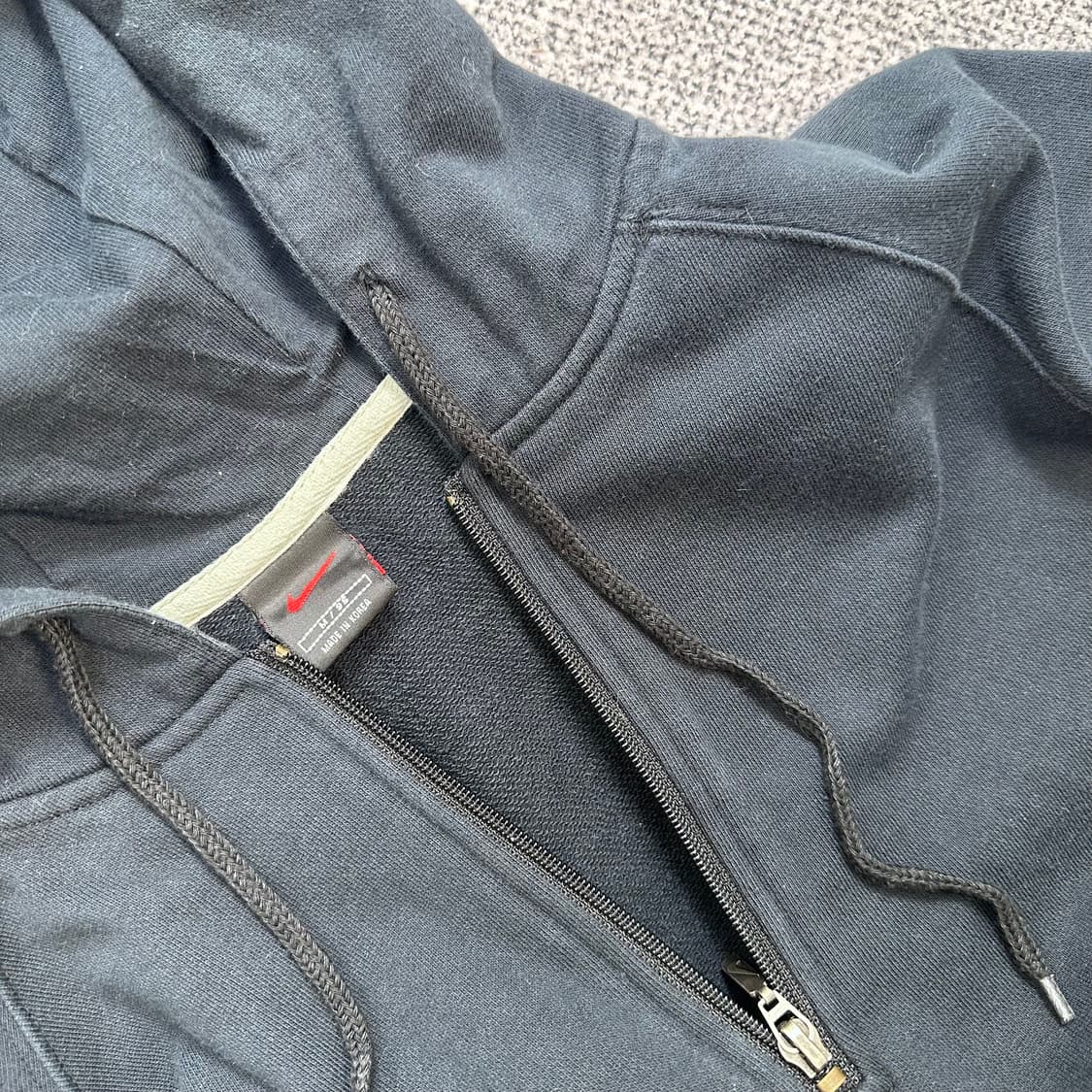 나이키(Nike) 00s 올드스쿨 스우시 하프집업 후드티 상품이미지3