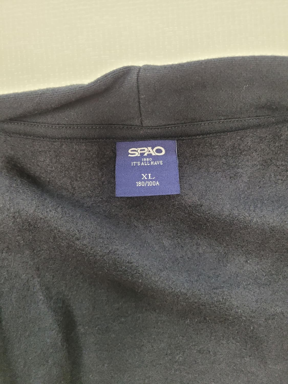 스파오 SPAO 남자 오버핏 가디건 XL 블랙 상품이미지9