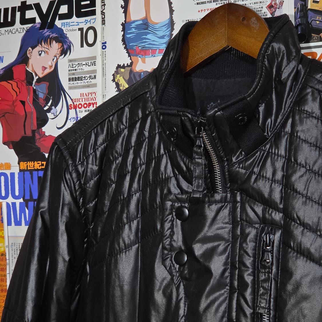 버커루 펑크 유광 패딩 점퍼 상품이미지3