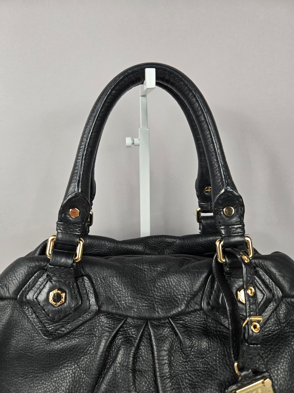 마크제이콥스 클래식 큐 그루비 라지 가죽 토트백 가방 정품 블랙 그루비백 상품이미지2