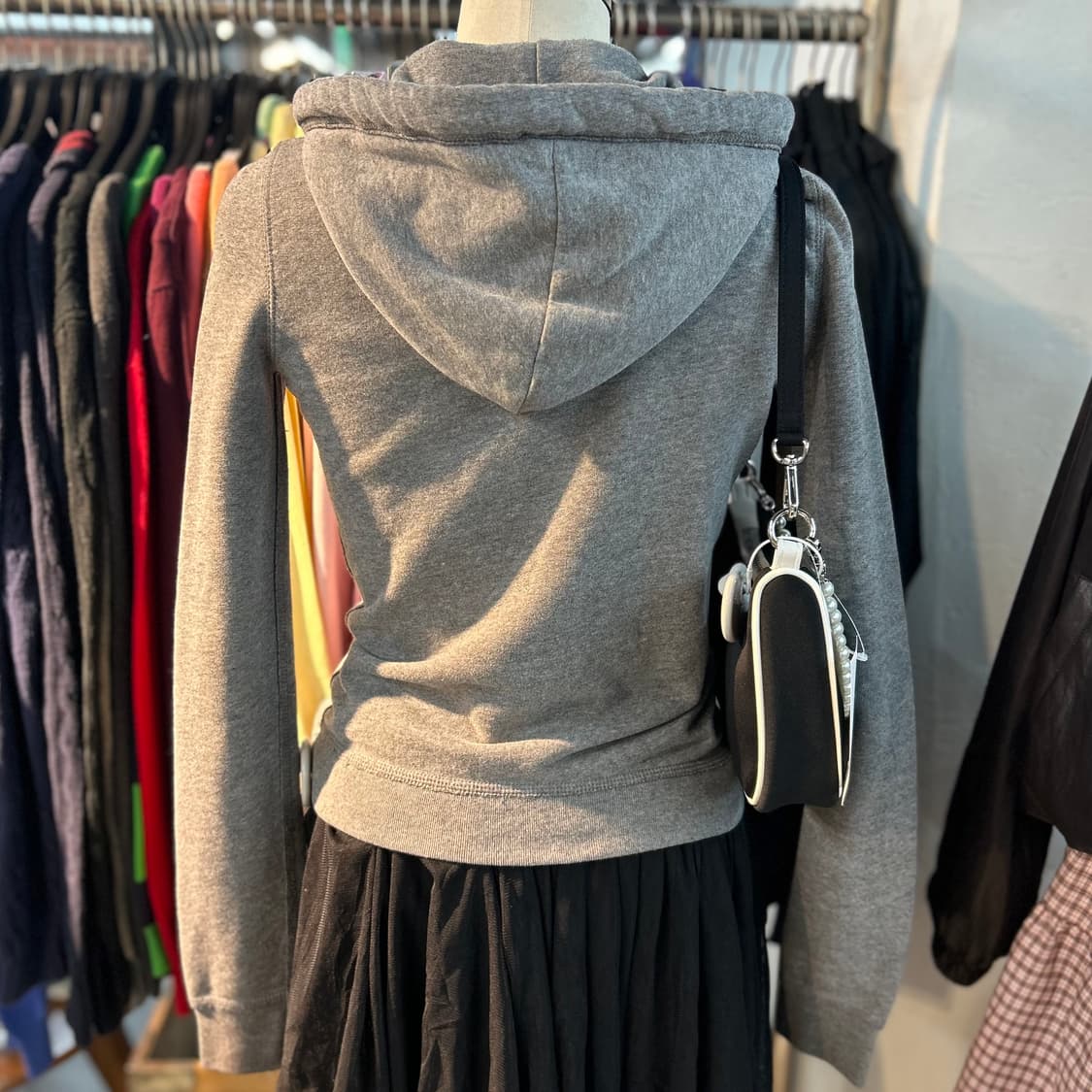 Abecrombie Grey Zip-Up Hoodie 상품이미지6