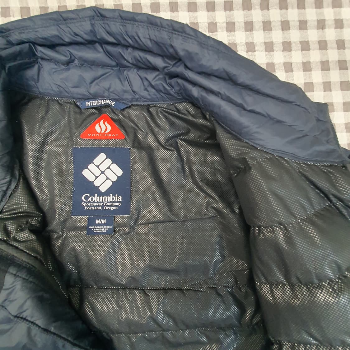 컬럼비아 오리털 경량패딩 남자95~100 상품이미지6