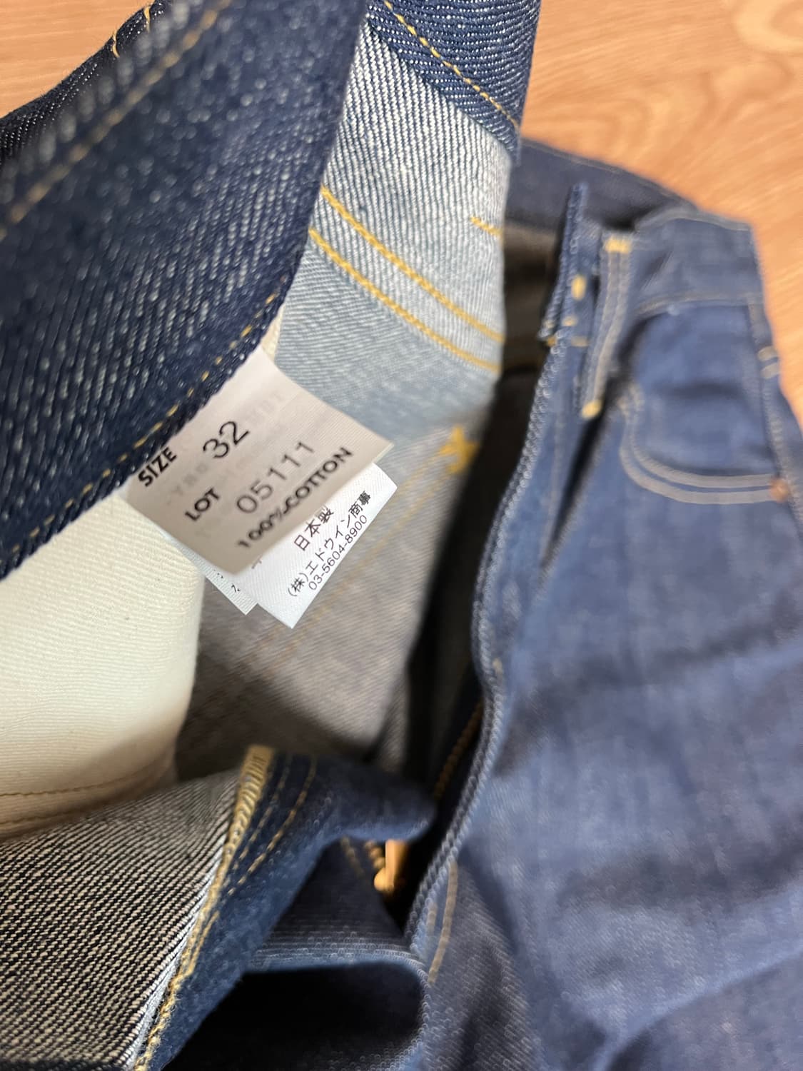 리 LEE 라이더 셀비지 데님 32X34 Lee Riders 상품이미지4