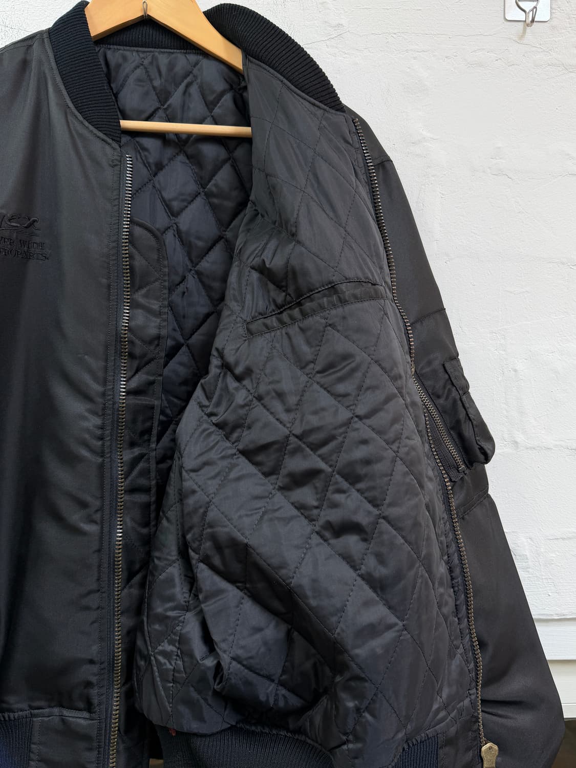 BOMEX 봄버 항공 점퍼 블랙 XL 상품이미지7