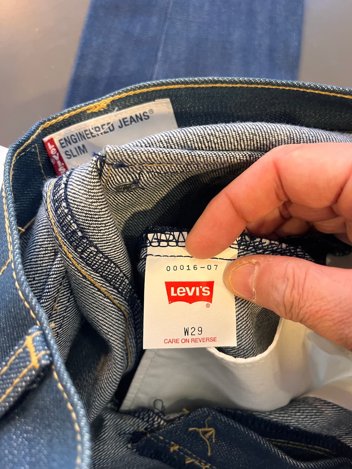 리바이스 엔지니어드 진 슬림 데님 팬츠 (일본제) 상품이미지6