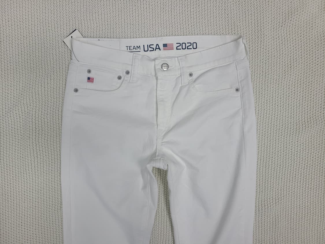 폴로 랄프로렌 x TEAM USA 2020 올림픽 White jeans 상품이미지3