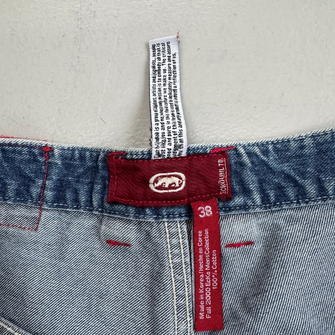 ECKO 에코 언리미티드 핀터깔 스케이터 버뮤다 데님 쇼츠 반바지 상품이미지9