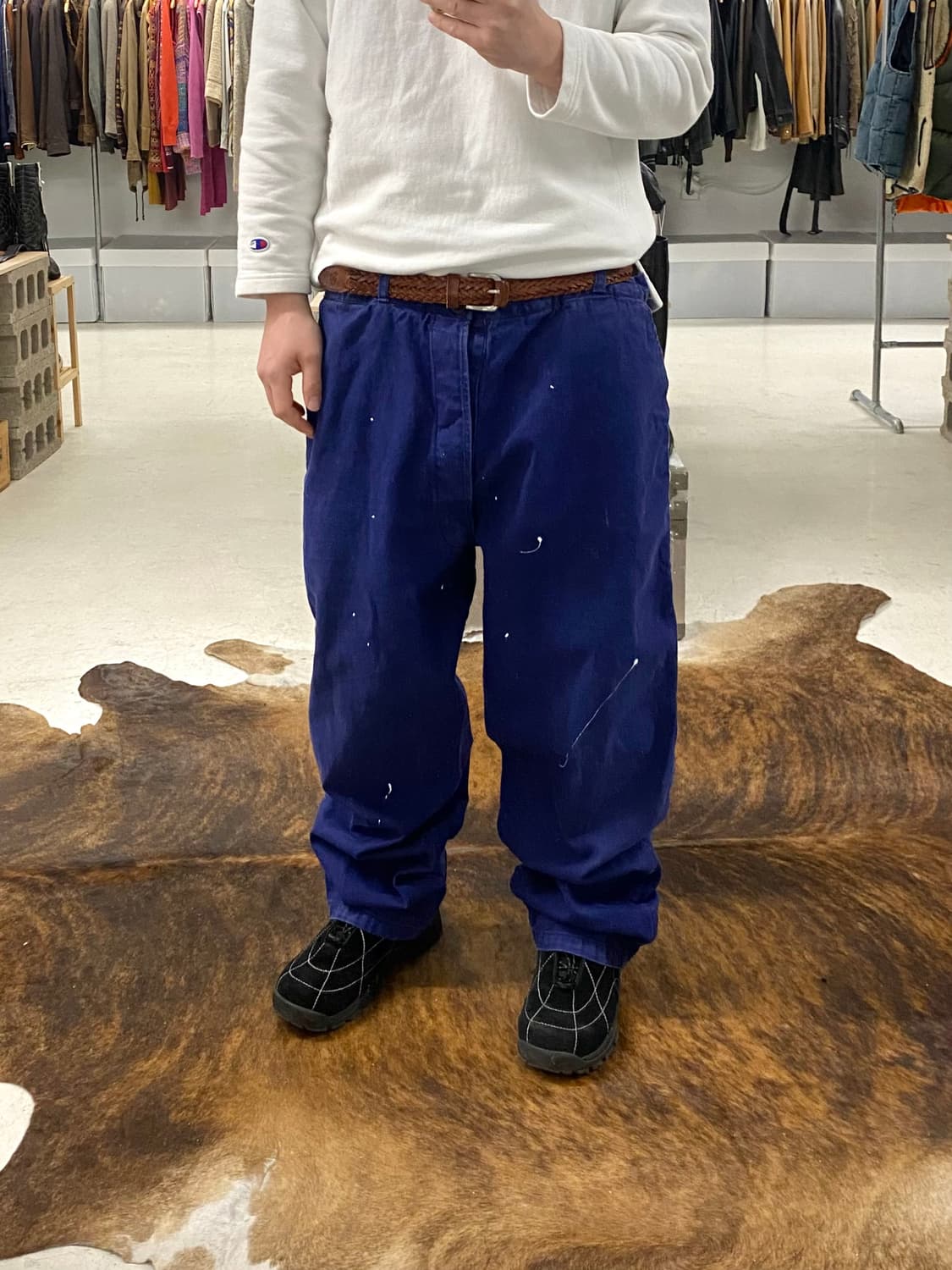 VTG french work pants 페인팅 프렌치 워크팬츠 상품이미지1