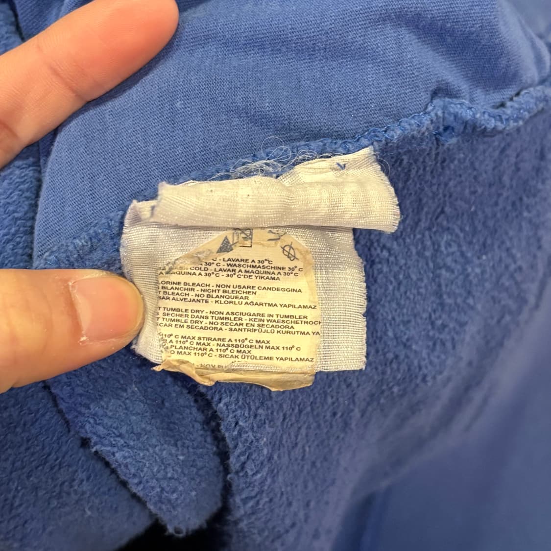 디젤 블루 후드티 상품이미지7