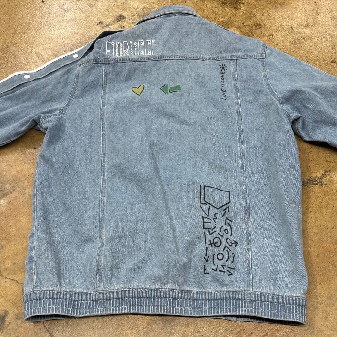 아디다스 연청 트랙탑 데님 자켓 상품이미지4