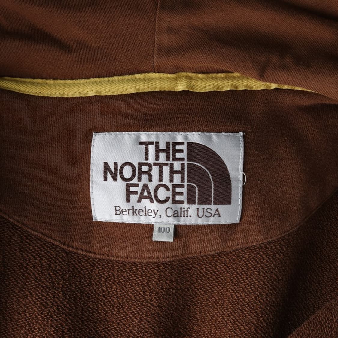 노스페이스 브라운 빅로고 후드집업 L 상품이미지5