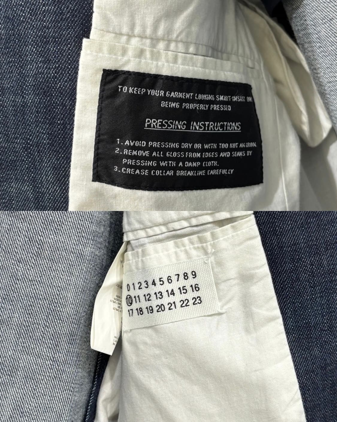 Maison Margiela 마르지엘라 데님 투버튼 블레이저 상품이미지10