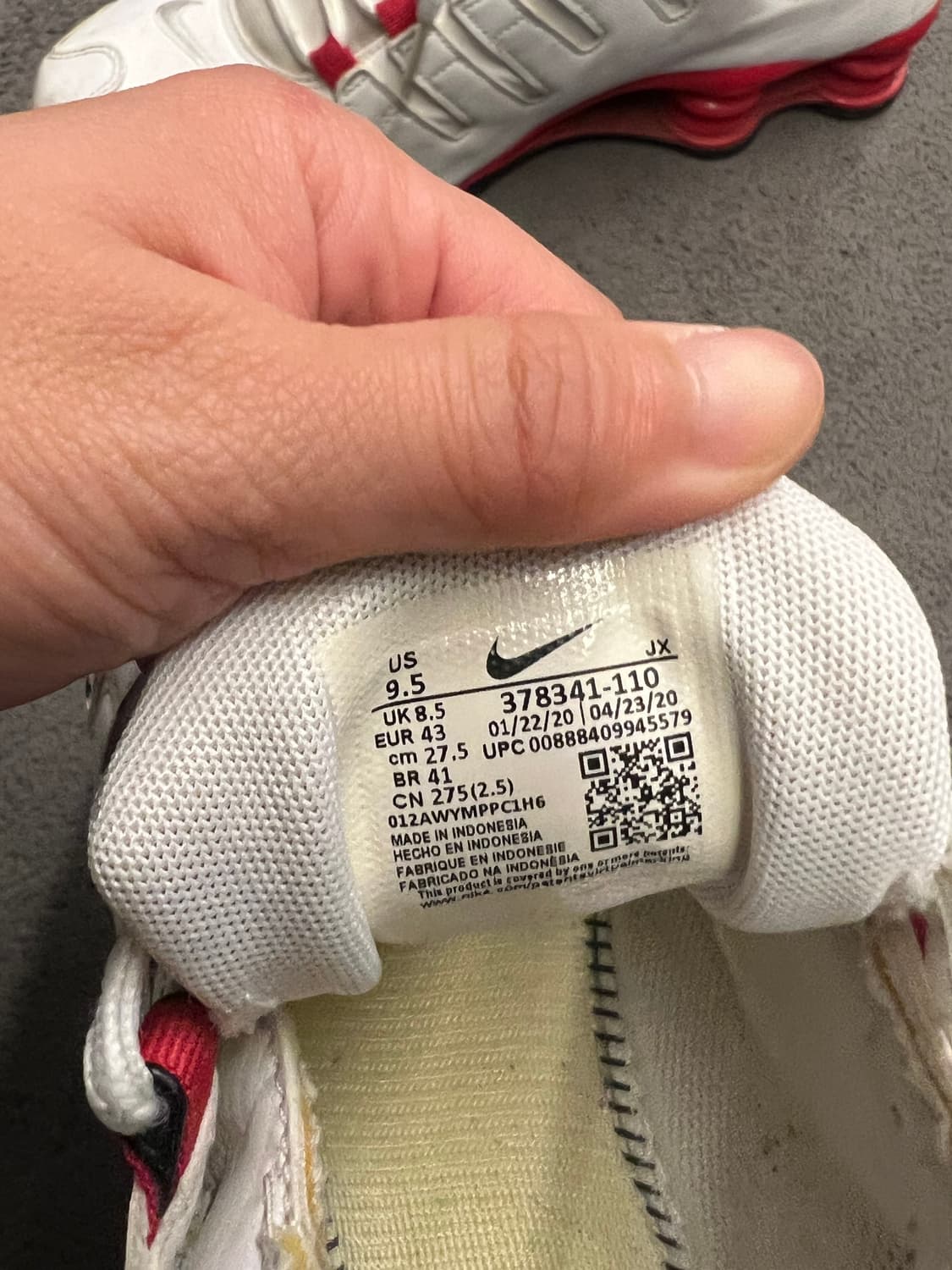  나이키 빈티지 샥스 처분  상품이미지5