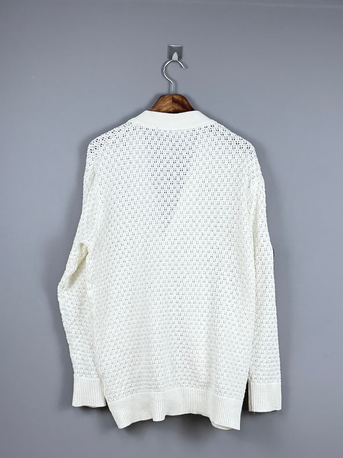 지오송지오 칼리그램 패치워크 메쉬 가디건 E13 상품이미지3