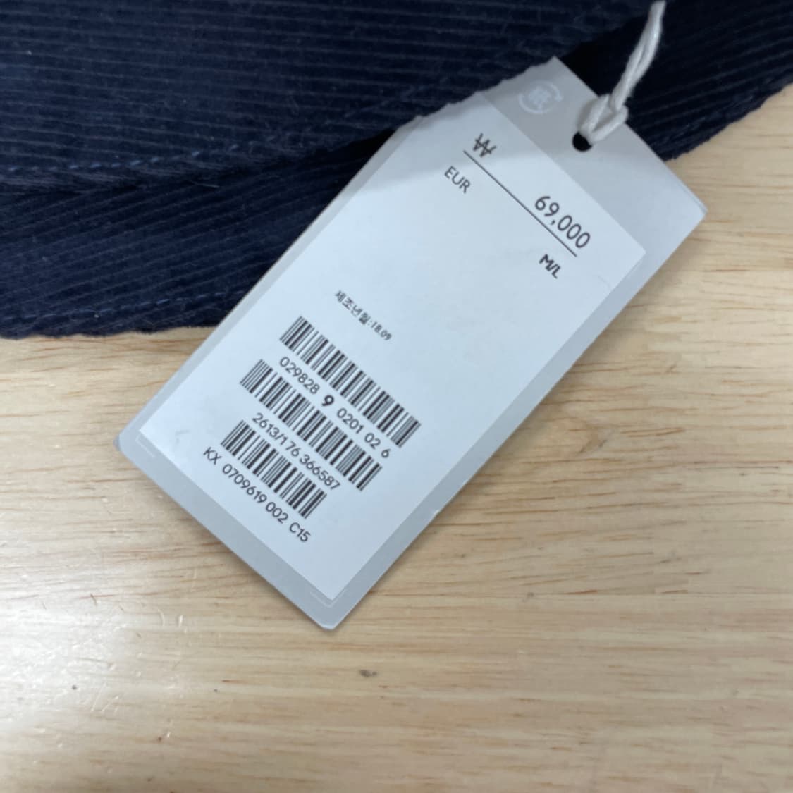 COS 코스 코듀로이 버킷햇 새상품 M/L 상품이미지4