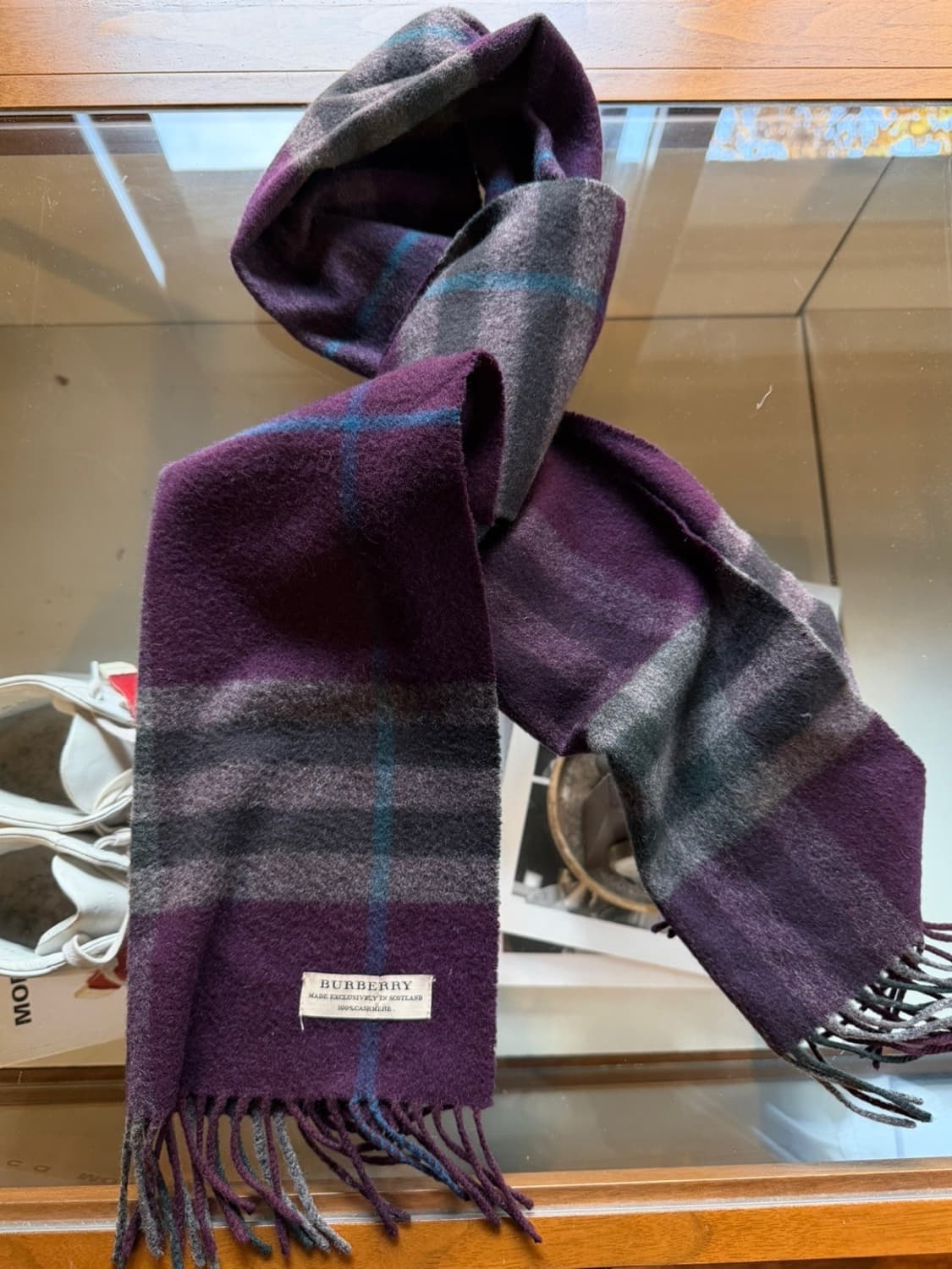 버버리 캐시미어 머플러 상품이미지1