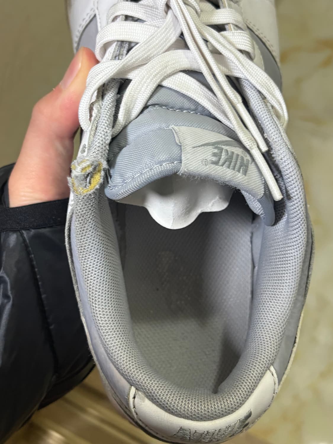 나이키 덩크 로우 레트로 화이트 뉴트럴 그레이 (260) 상품이미지7