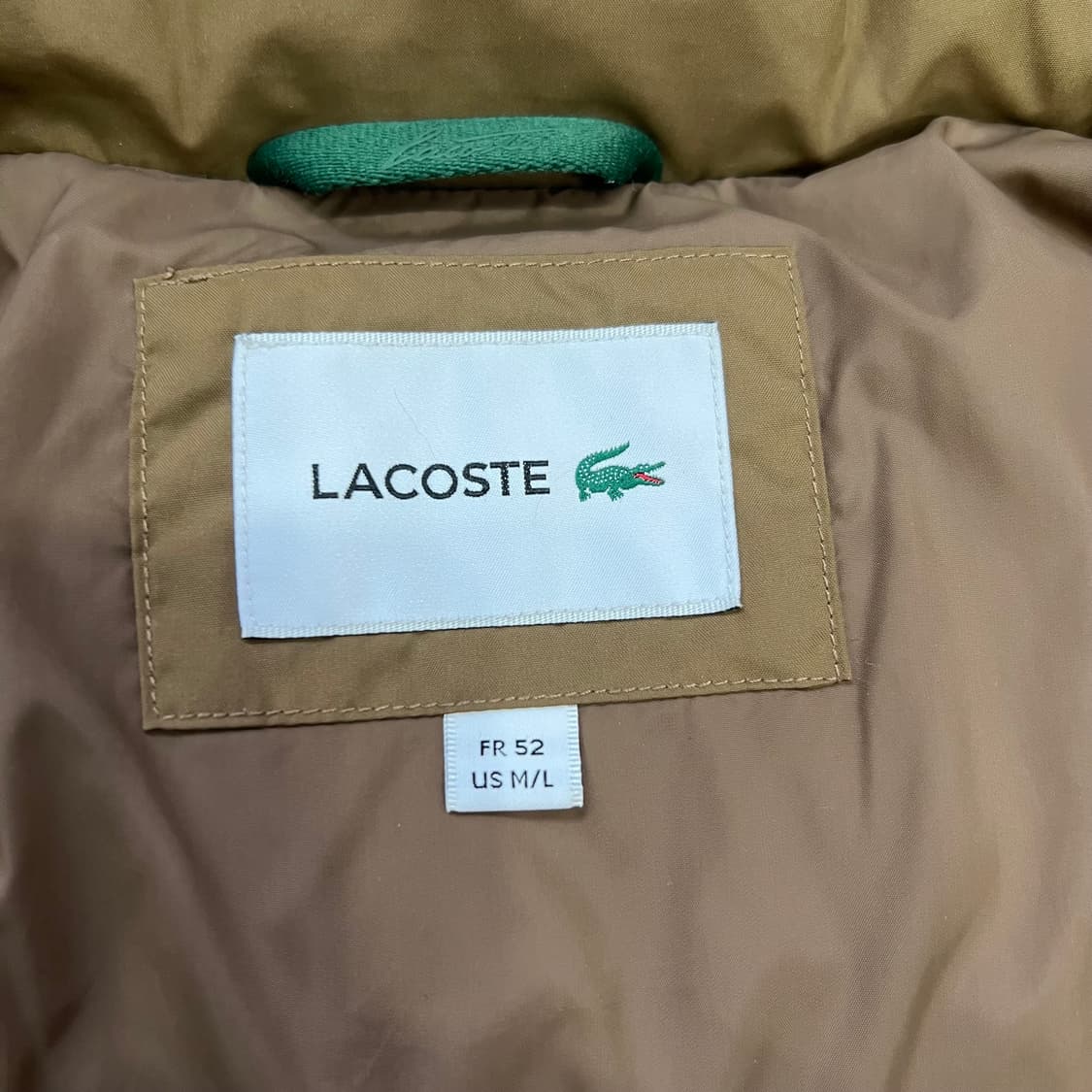 105) 라코스테 덕다운 패딩 오리털 패딩 점퍼 하프패딩 상품이미지7