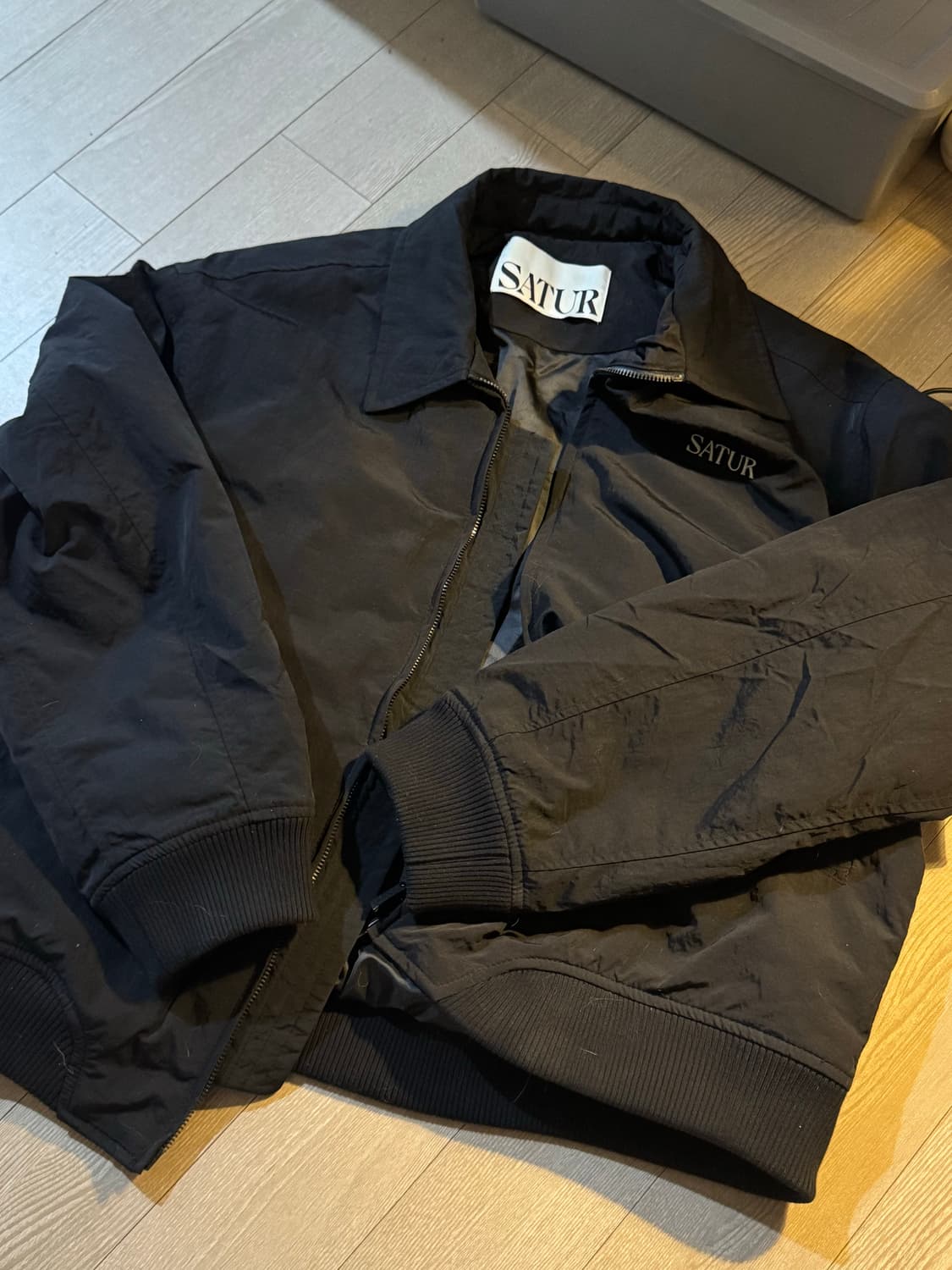 세터 25FW 마론 나일론 패디드 봄버 자켓 블랙 상품이미지1