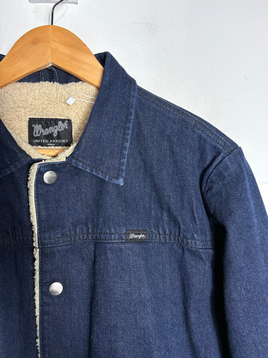 wrangler 랭글러X유나이티드 애로우즈 시어링 안감 진청 데님 자켓 상품이미지3