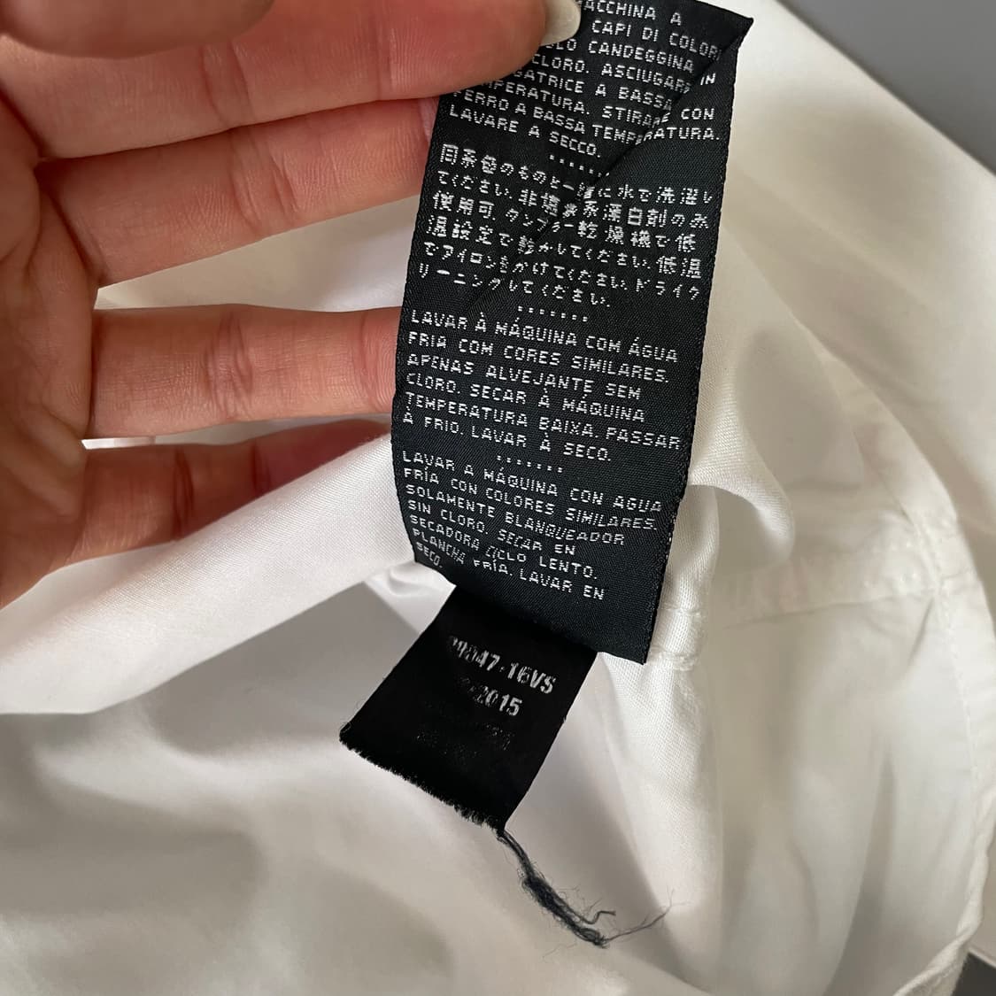 할리데이비슨 화이트 슬림핏 백자수로고 워크셔츠 M 상품이미지8