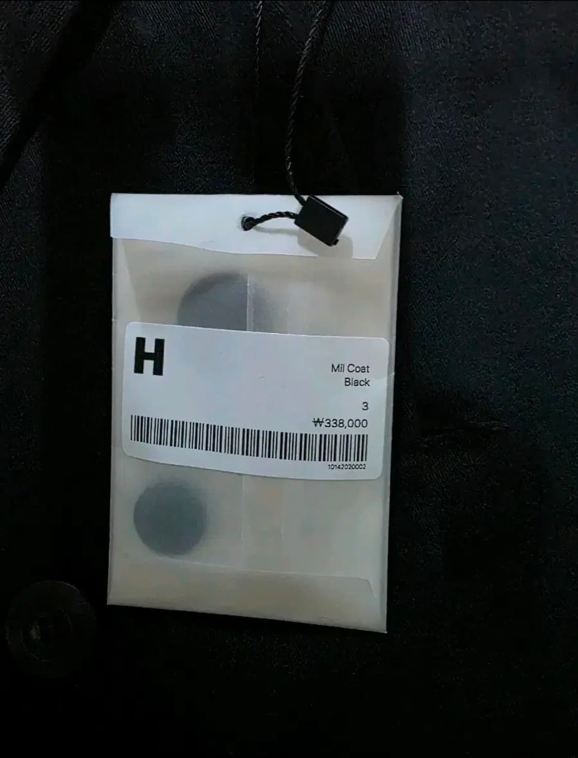 해칭룸 밀코트 블랙 3(M) 상품이미지3