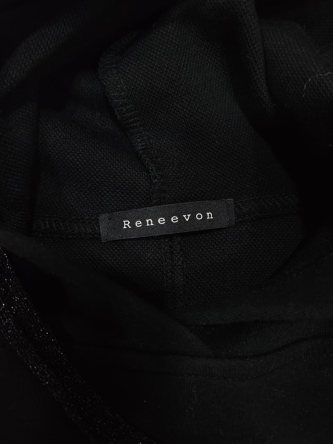 레니본 검정샏 후드티 여성 S사이즈 상품이미지6