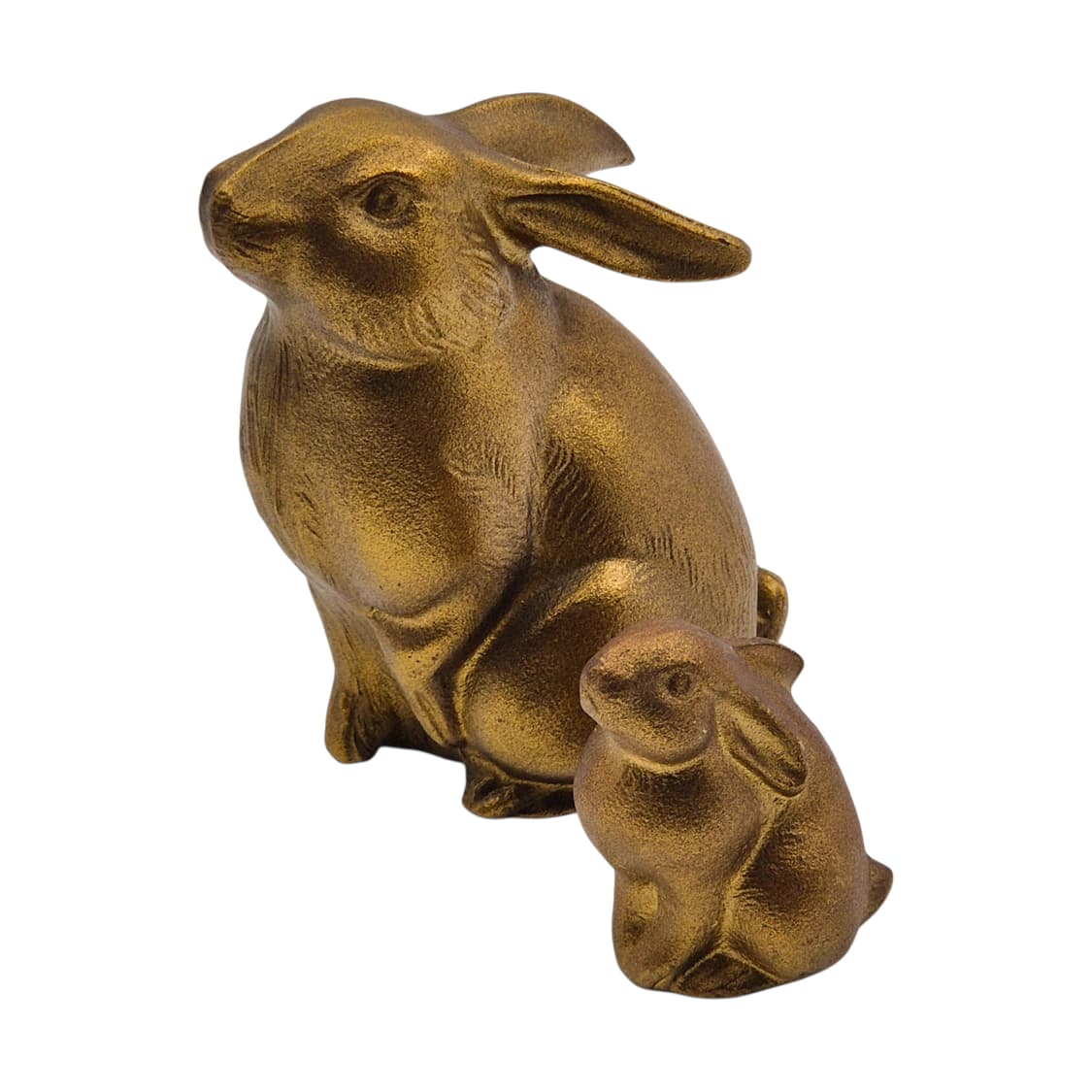 80s 엔틱 주물 토끼 가족 오브제 세트 상품이미지1