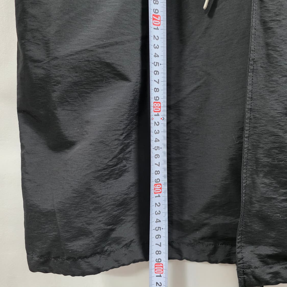 1676 8SECONDS 남성 95(M) 검정 롱 점퍼 안감 누빔 코 상품이미지4