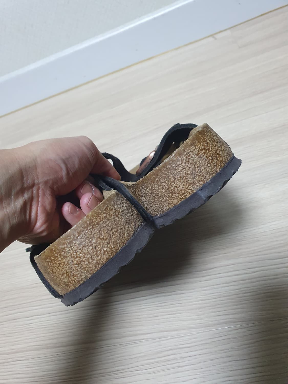 버켄스탁 아리조나 블랙 슬리퍼 280 상품이미지6